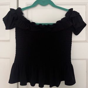BCBG off the shoulder top